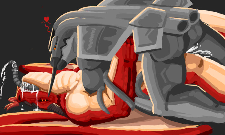 flesh dragon x mechanical dragon